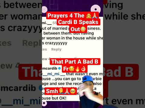 Cardi B Speaks Out About Offset Cheating(Divorce) She’s A Bad B Dont Have 2😳#reaction #shorts #fyp